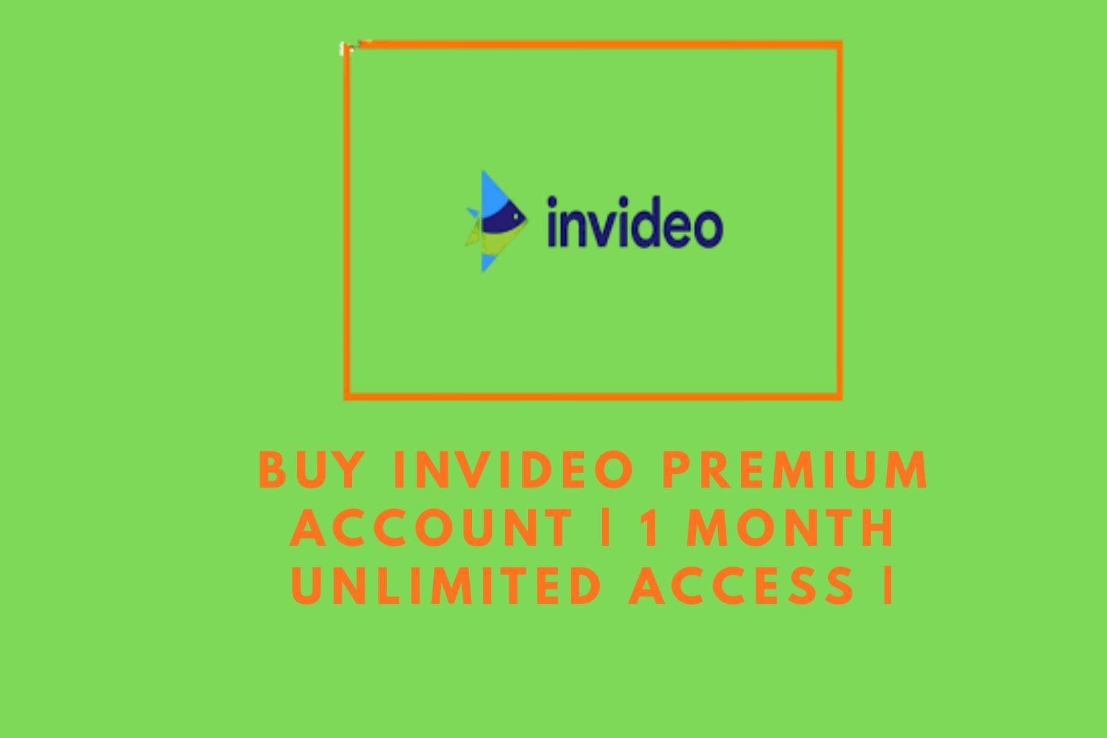 Buy InVideo Premium Account | 1 Month Unlimited Access | PE2P