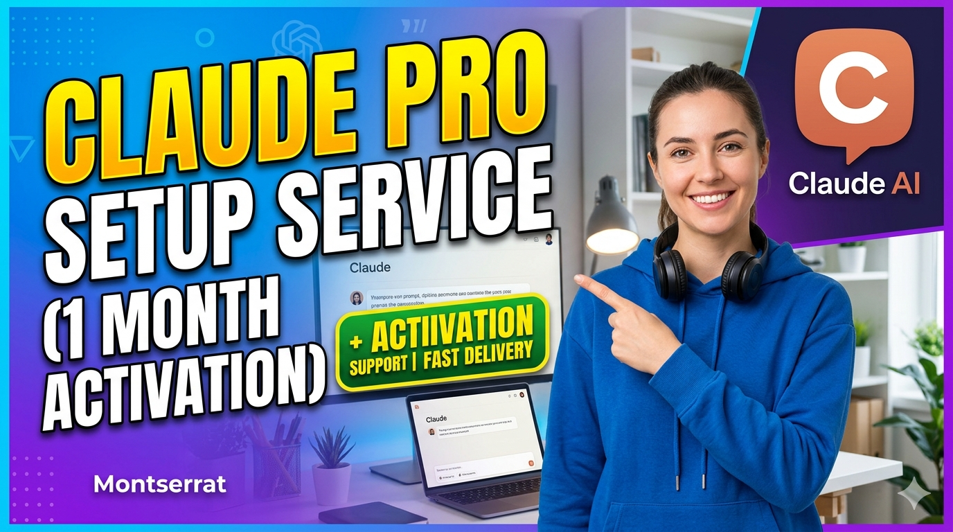 Claude Pro Setup Service (1 Month)