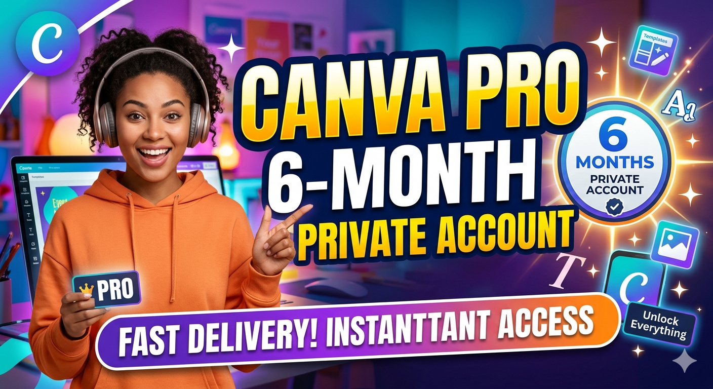 Canva Pro 6-Month Private Account