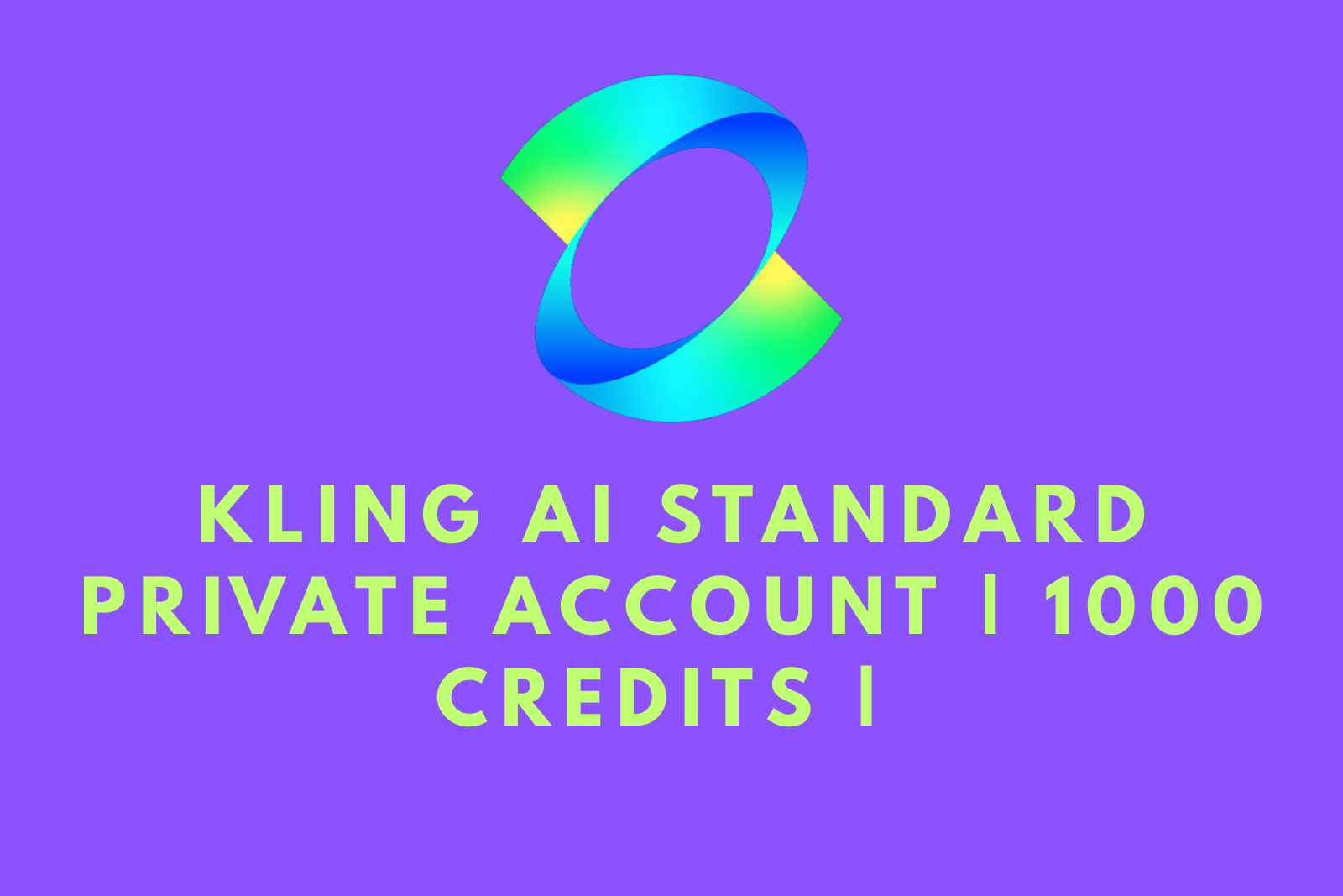 Kling AI Standard Private Account | 1000 Credits | 1 Month Access | Instant Delivery