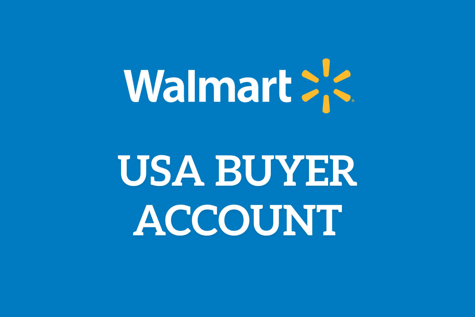 Buy Aged Walmart Account | USA Buyer Account | Fresh Bulk Order Access | PE2P
