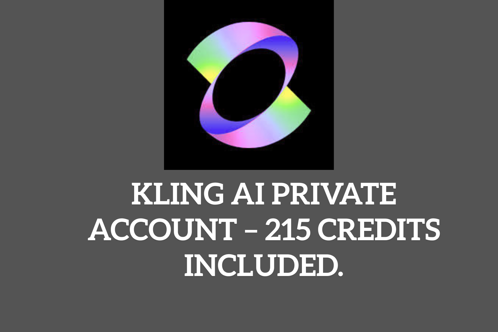 Kling AI Private Account – 215 Credits Included.