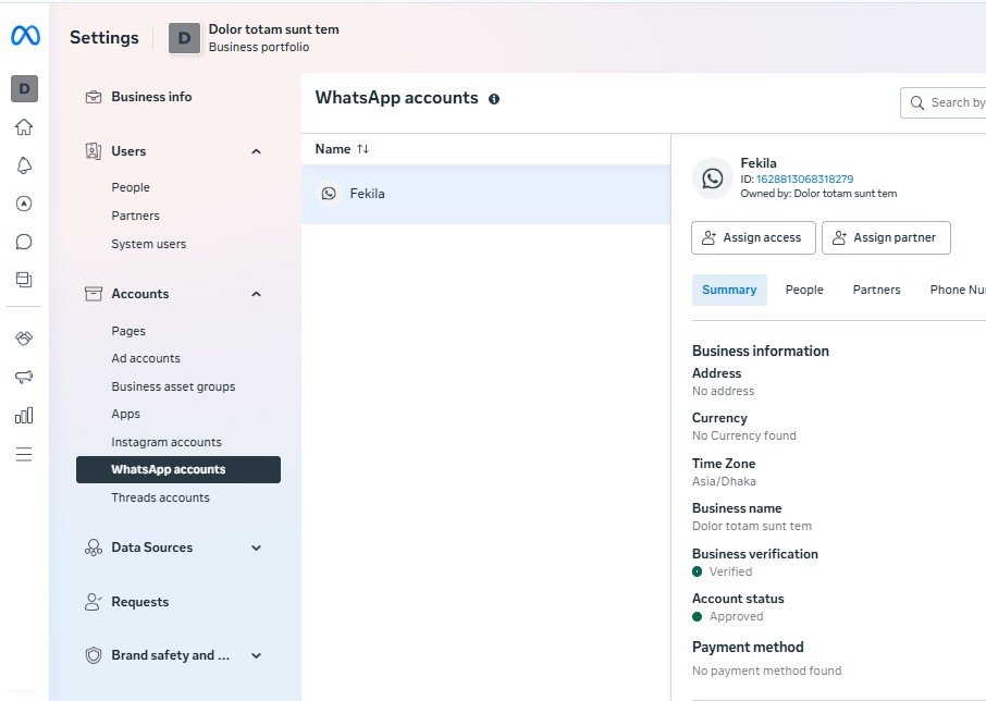 Buy WhatsApp Business API Limit 250 With FB Verified BM. Slide 2