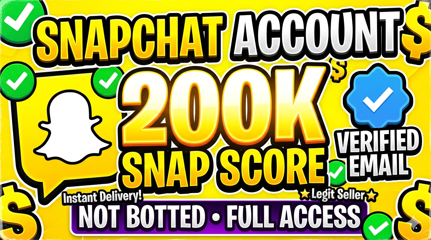 Snapchat Account - 200K Snap Score