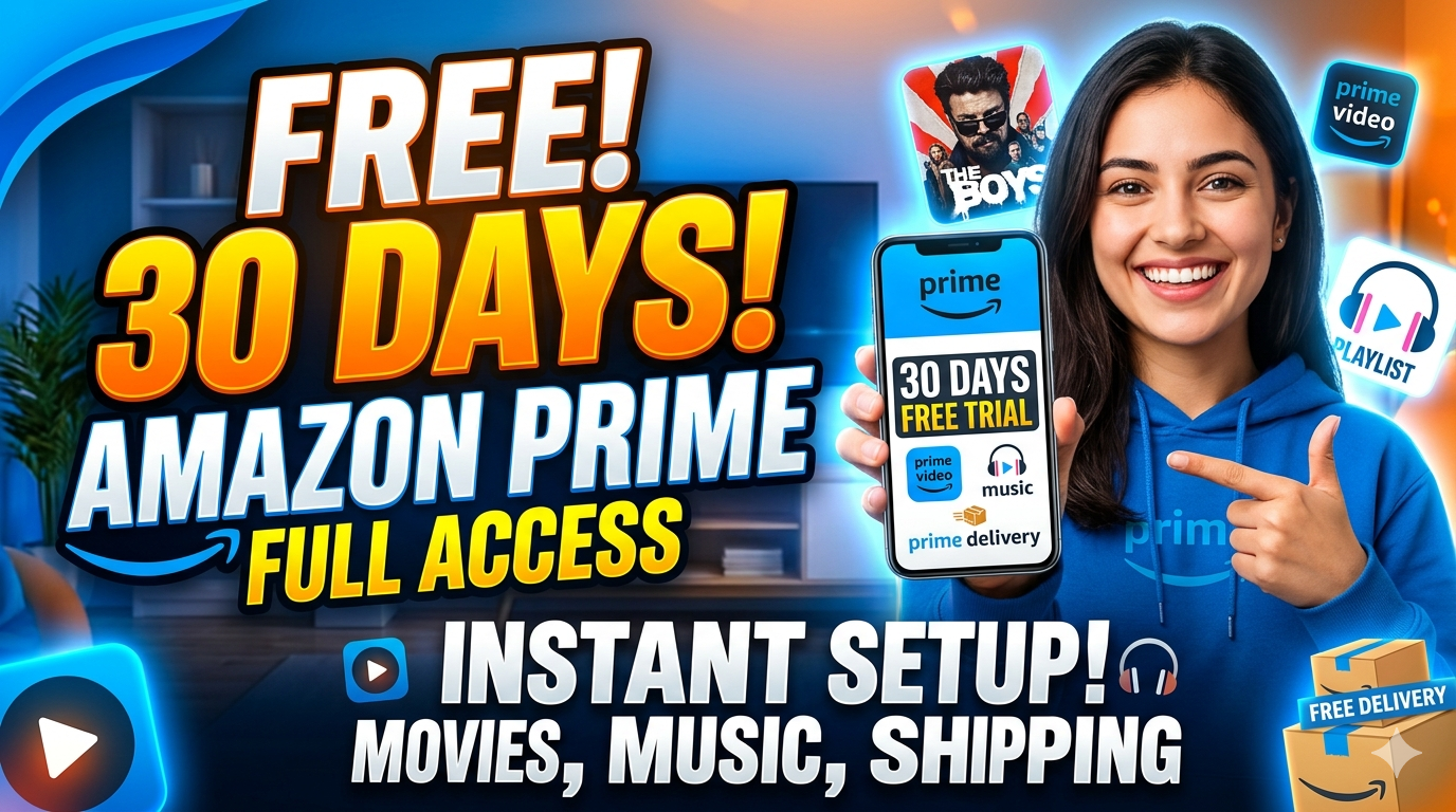 Amazon Prime 30 Days Account Full Access