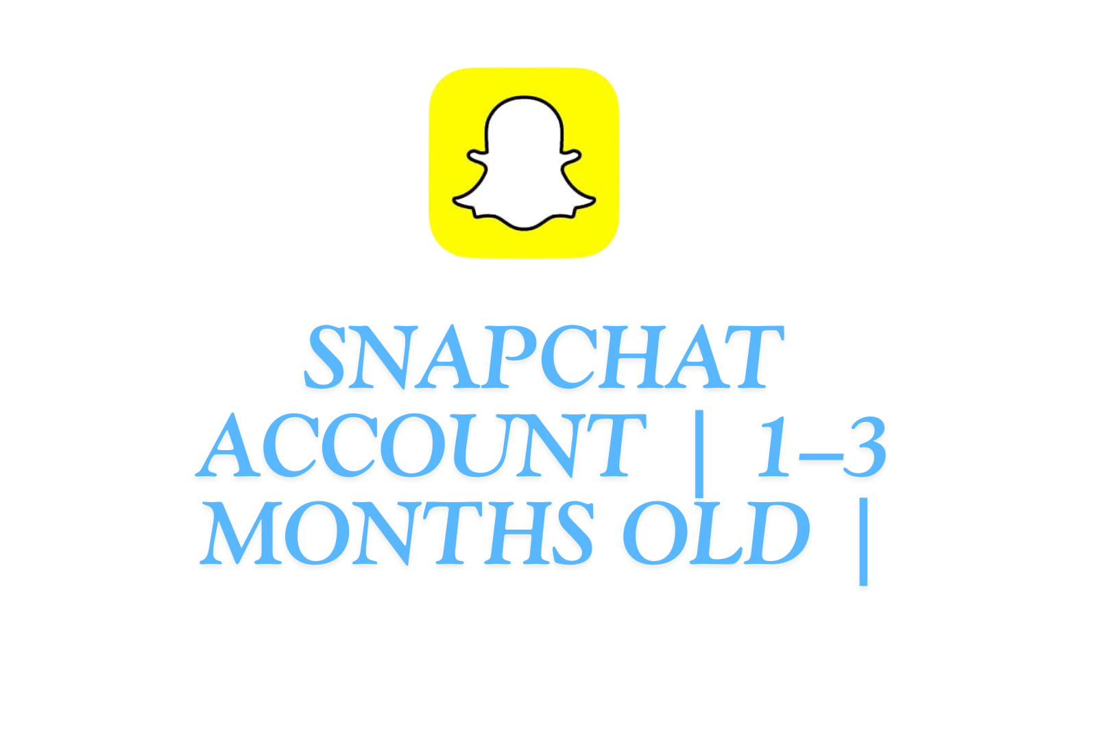 Snapchat Account | 1–3 Months Old | Full Access | Mixed IP | Fast Delivery