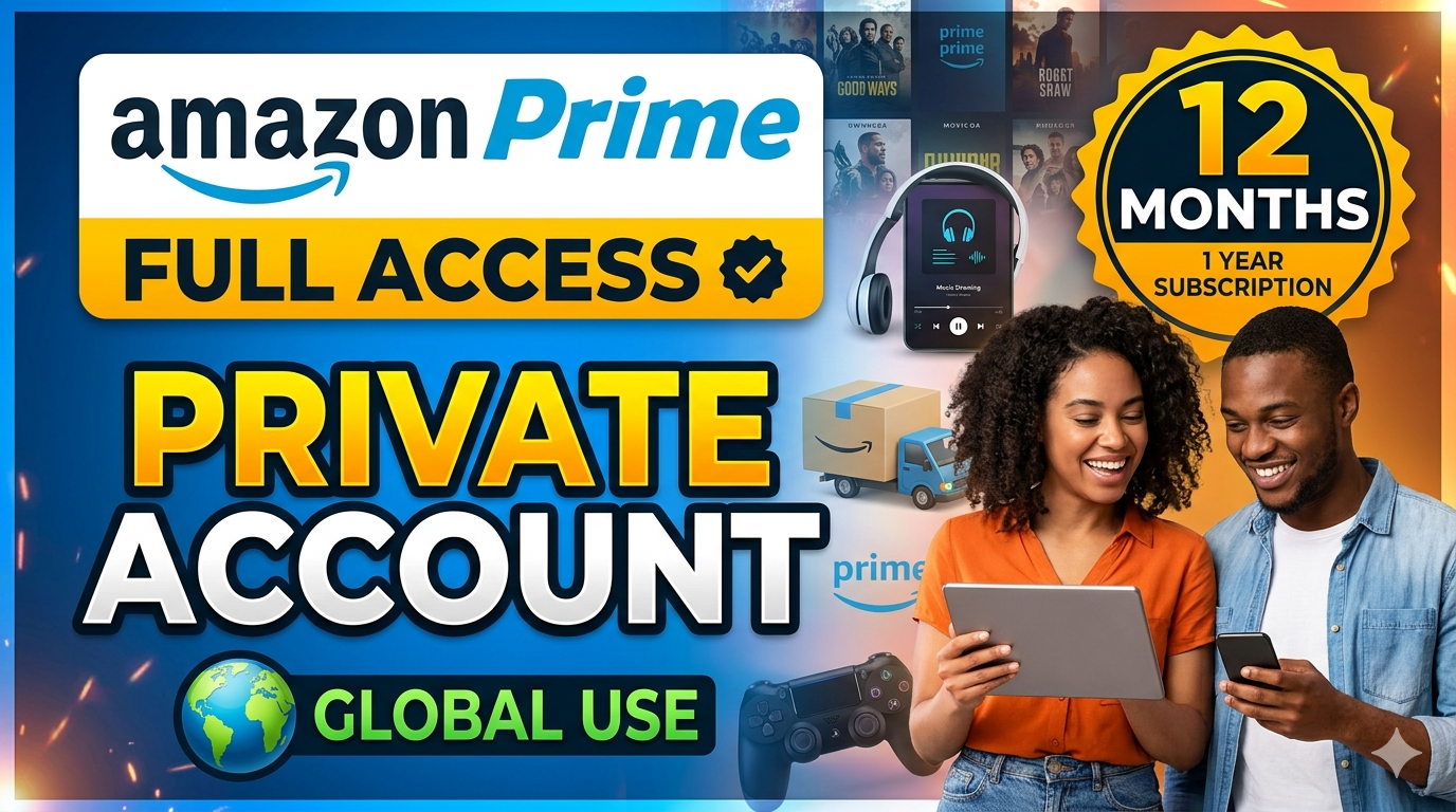 Amazon Prime 12 Months Private Account Global
