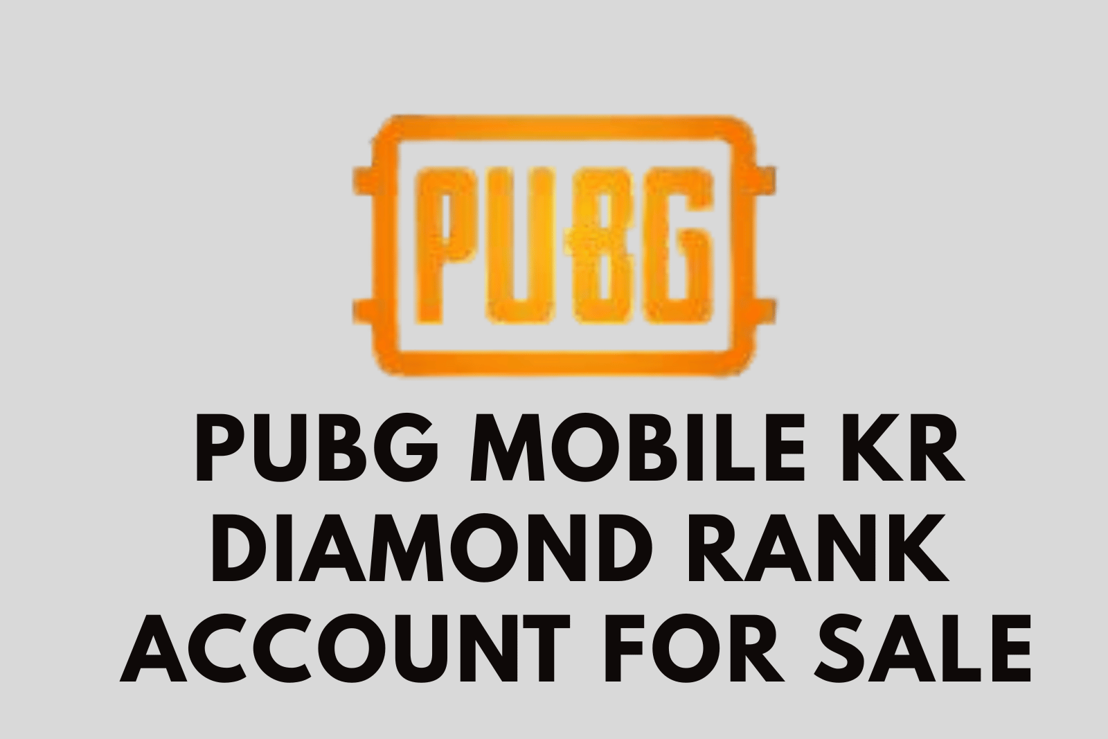 PUBG Mobile KR Diamond Rank Account for Sale | Middle East Server | Twitter Login | Full Access