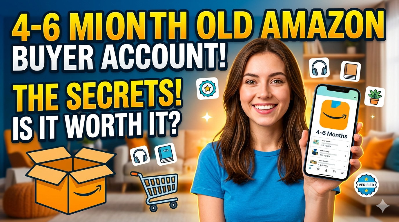 4-6 Month Old Amazon Buyer Account - Full Access