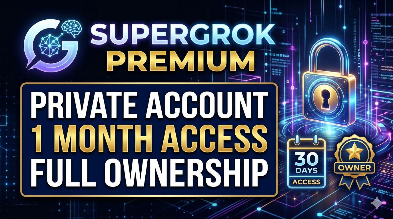 SuperGrok Premium – Private Account – 1 Month Access
