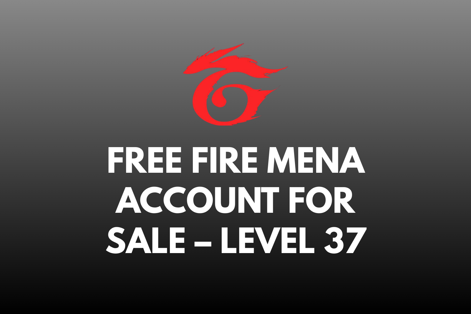 Free Fire MENA Account for Sale – Level 37 | 7 Emotes | 25 Skins | iOS | Fast Delivery Slide 1