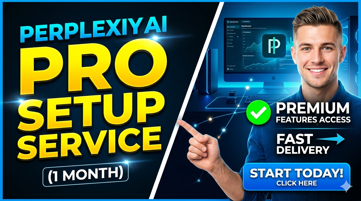Perplexity AI Pro Setup Service (1 Month)