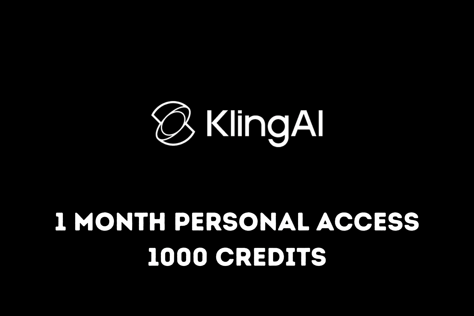 Buy Kling AI Standard Account | 1 Month Personal Access | 1000 Credits | PE2P