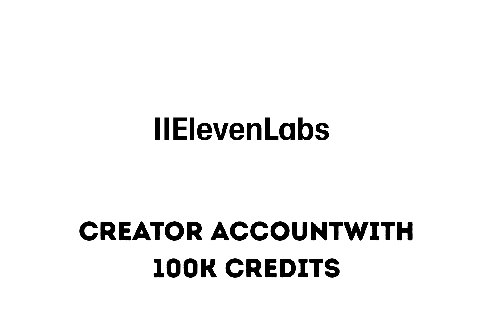 Buy ElevenLabs Creator Account – 1 Month Private Account with 100K Credits